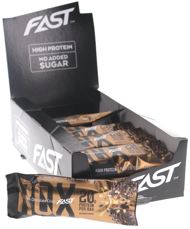 Proteiinipatukat Tumma Suklaa Crisp 15kpl - 43% alennus
