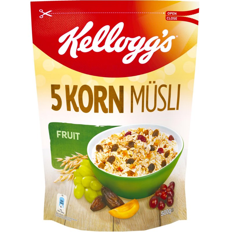 Mysli "5-viljan hedelmä" 500g - 57% alennus