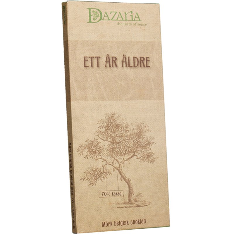 Tumma suklaa ”Ett År Äldre” 90g - 90% alennus
