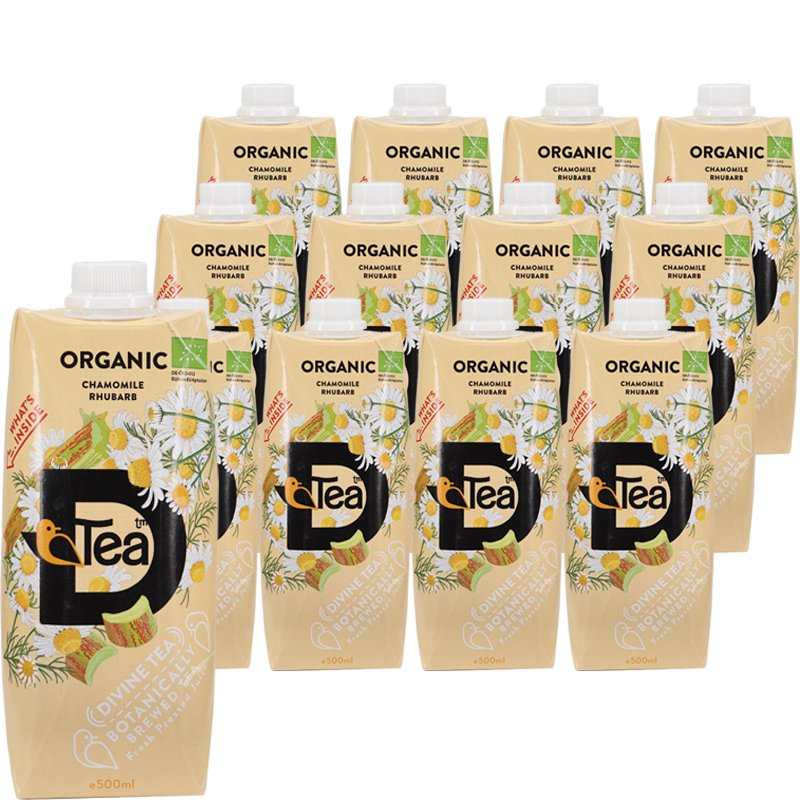 Luomu Teejuomat Chamomile & Rhubarb 12kpl - 75% alennus
