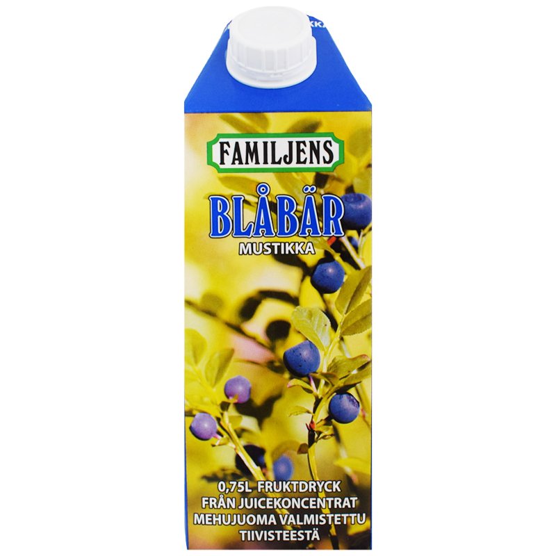 Hedelmäjuoma Mustikka 750 ml - 17% alennus