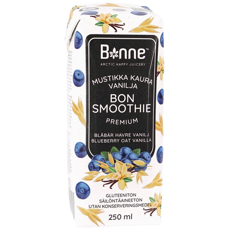 Smoothie Mustikka, Kaura & Vanilja - 13% alennus