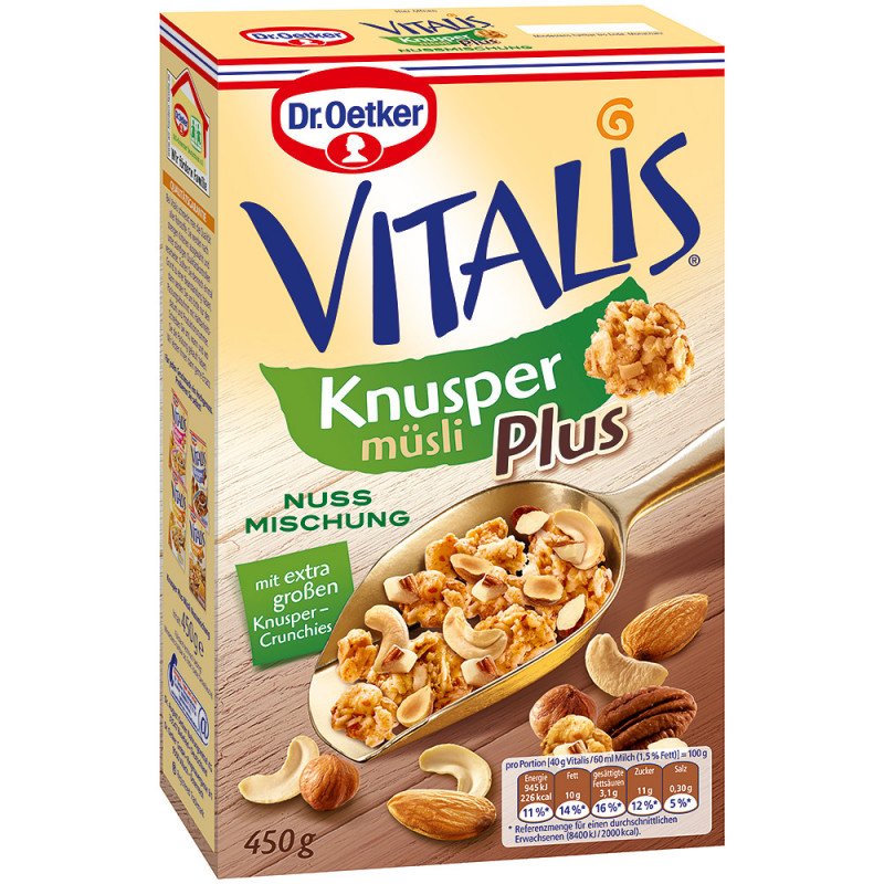 Mysli, pähkinämix 450 g - 60% alennus