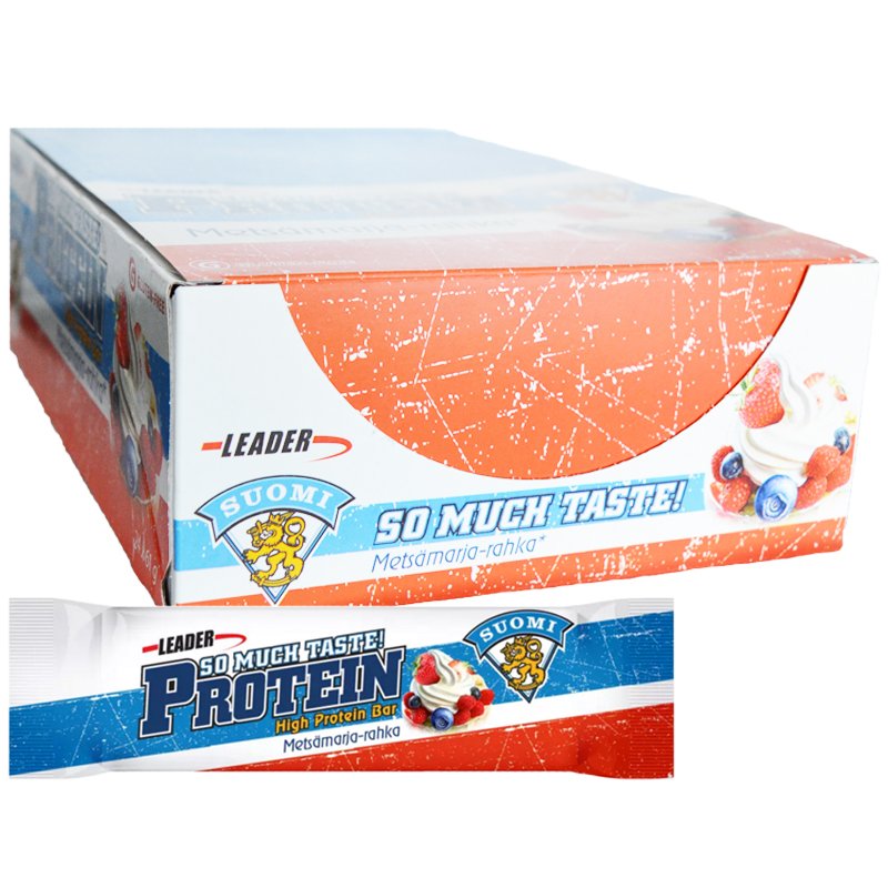 Laatikollinen proteiinipatukoita "Forest Berries" 24 x 61 g - 67% alennus