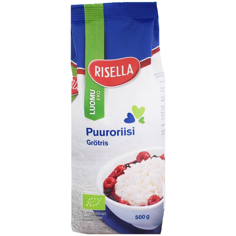Luomu Puuroriisi 500g - 35% alennus