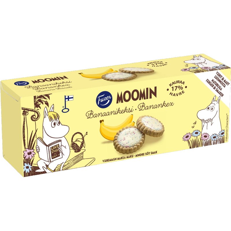 Muumi Banaanikeksit - 23% alennus