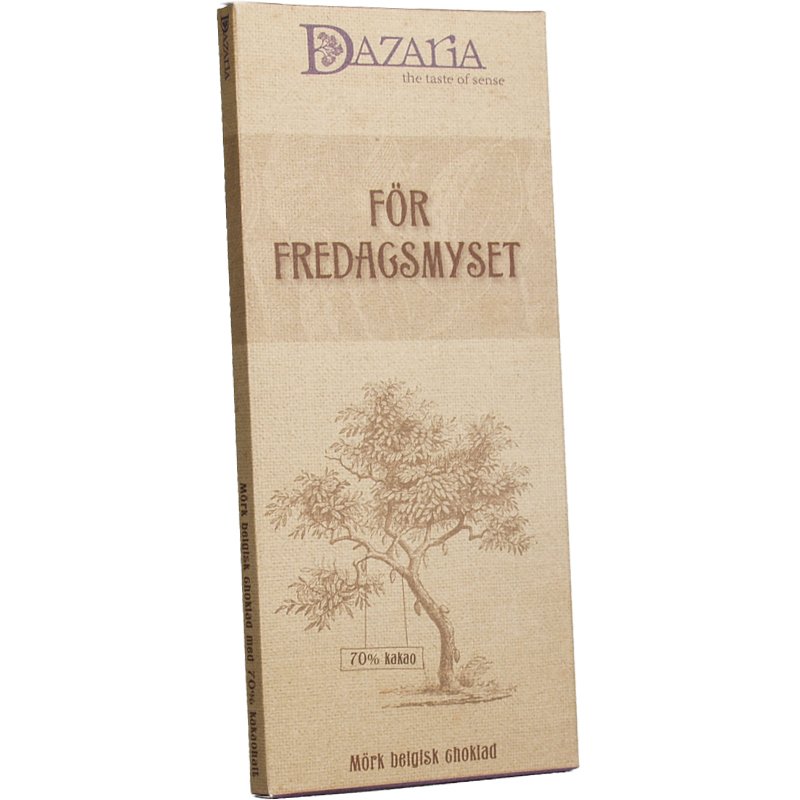 Tumma suklaa ”För Fredagsmyset” 90g - 90% alennus