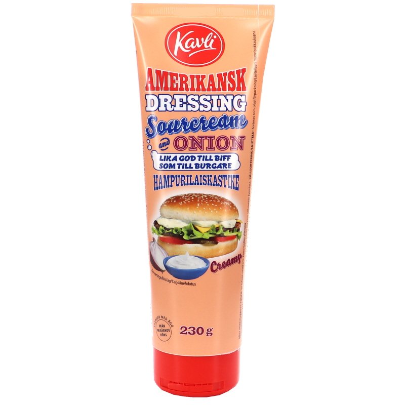 Hampurilaiskastike Sourcream & Onion - 31% alennus