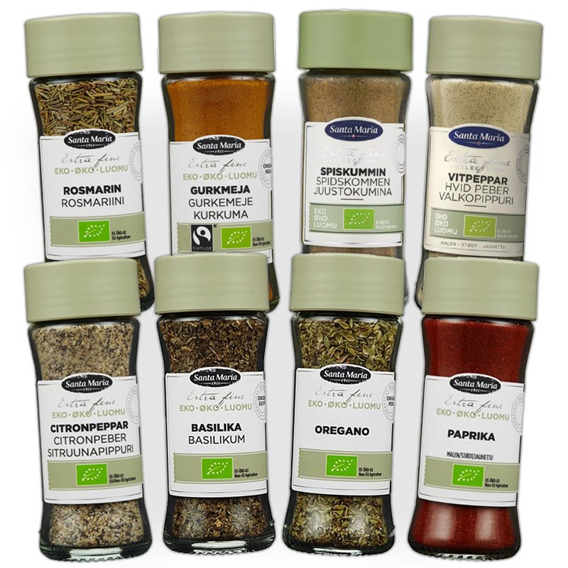 Luomumausteet 8kpl - 65% alennus