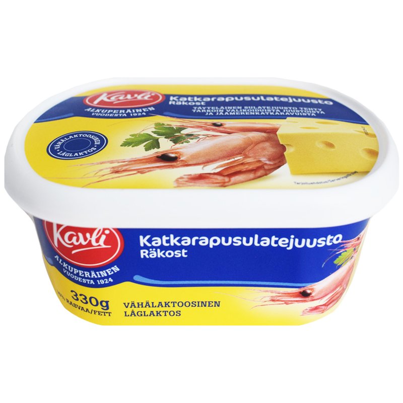 Katkarapusulatejuusto 330g - 29% alennus