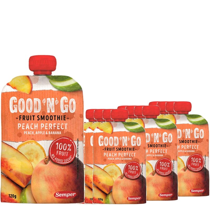 Smoothiet Persikka, Omena & Banaani 12kpl - 30% alennus