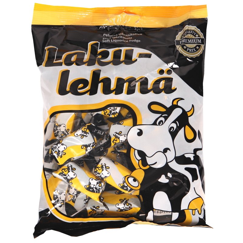 Lakulehmä Lakritsitoffee Makeispussi - 20% alennus