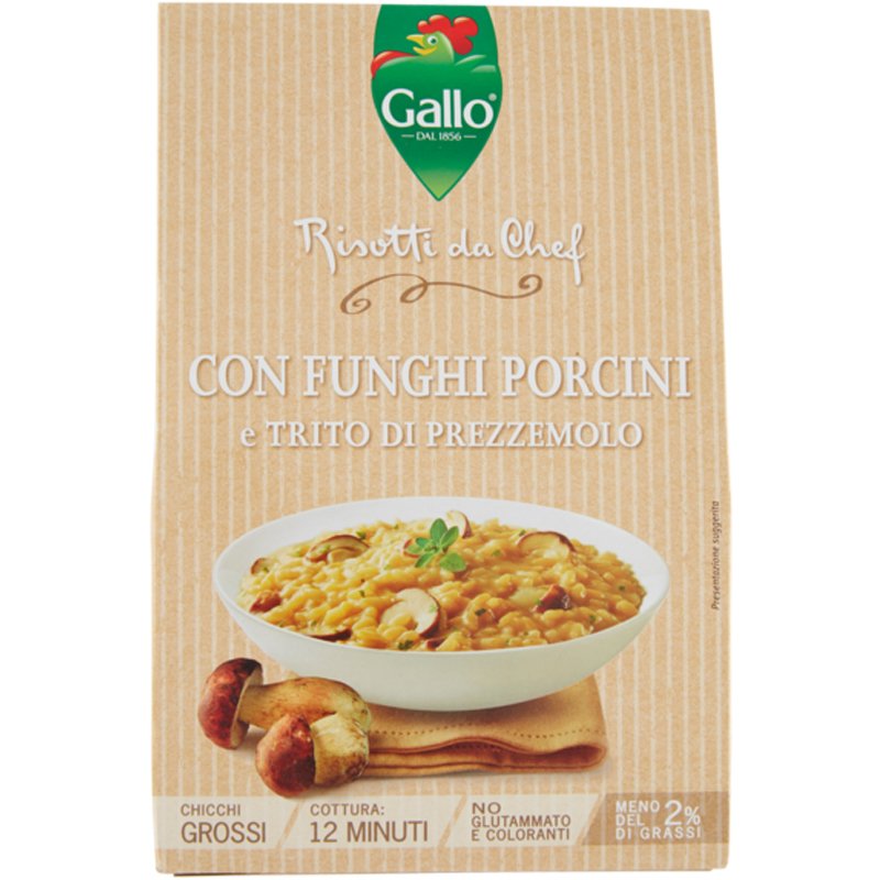 Risotto "Funghi Porcini" 175 g - 29% alennus