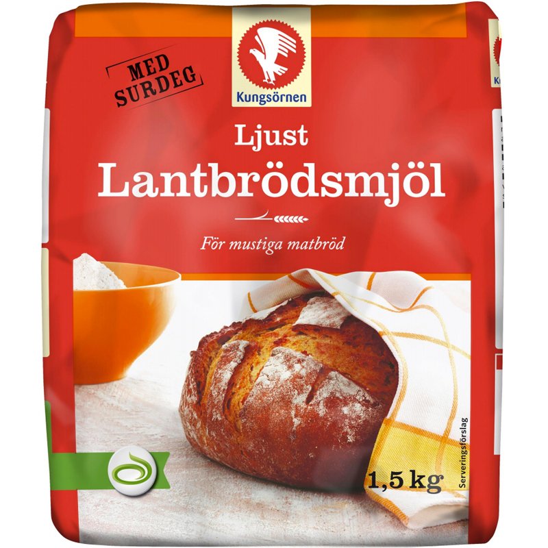 Maalaisleipäjauho vaalea 1,5 kg - 40% alennus