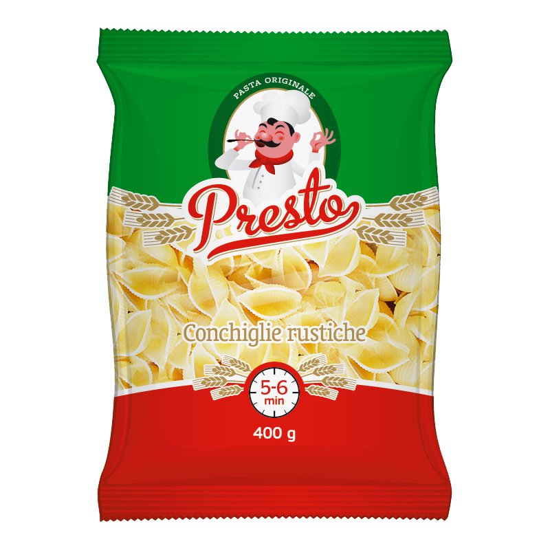 Pasta Conchiglie Rustiche - 20% alennus