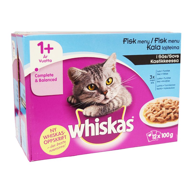 Kissanruoka "Kalalajitelma Kastikkeessa" 1,2 kg - 22% alennus