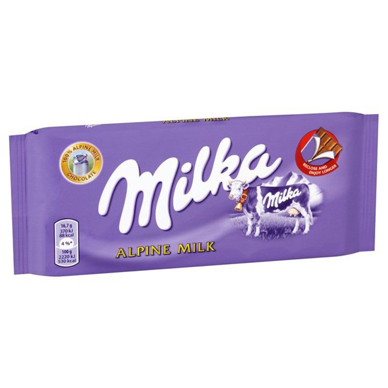 Maitosuklaalevy 100 g - 40% alennus