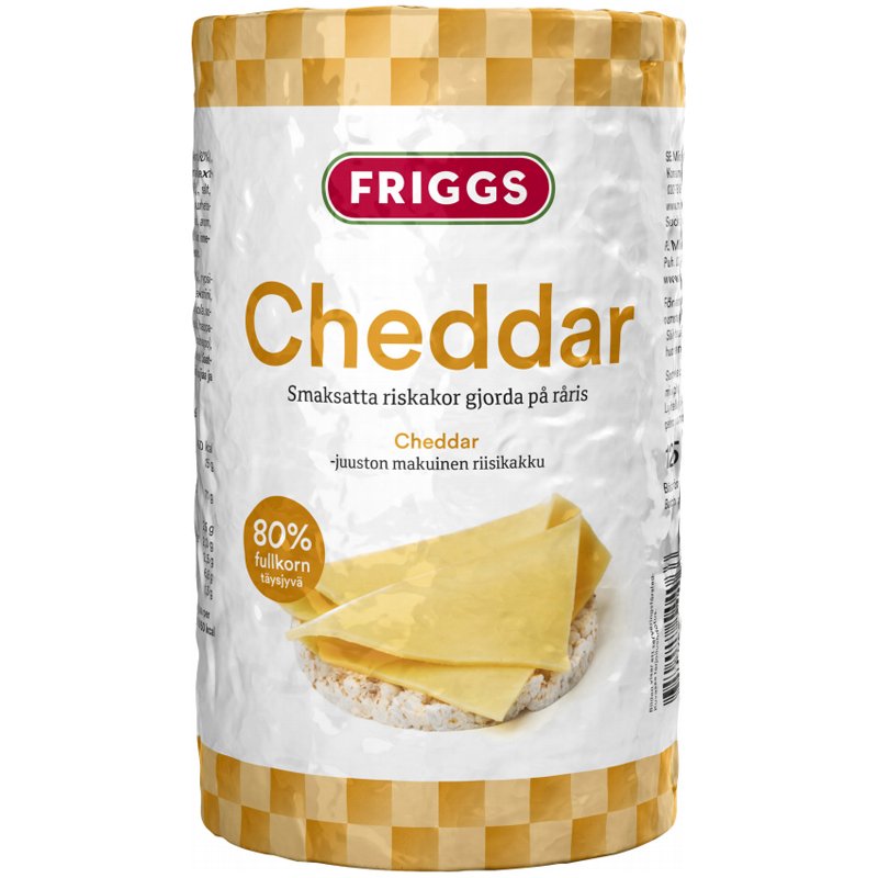 Riisikakut Cheddar - 48% alennus