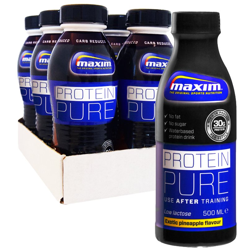 Proteiinijuomat "Exotic Pineapple" 12 x 500ml - 78% alennus