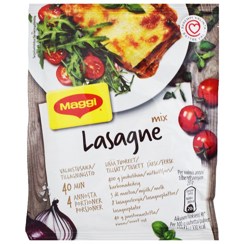 Lasagne Ateria-ainekset - 23% alennus
