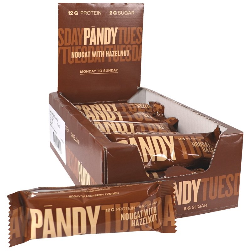 Proteiinipatukat Nougat & Hazelnut 18kpl - 48% alennus