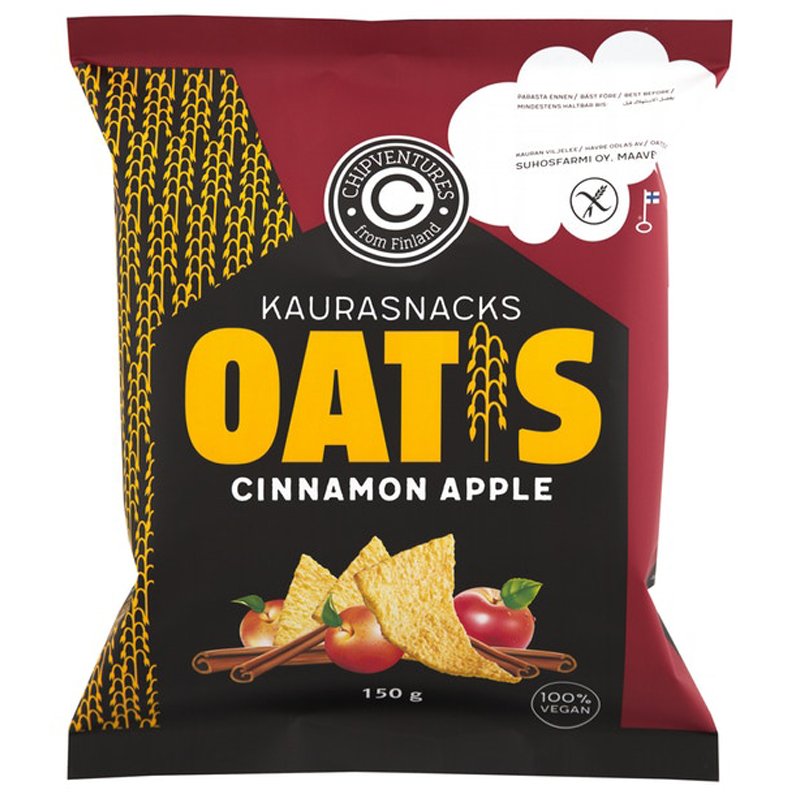 Kaurasnacks Kaneli & Omena - 49% alennus