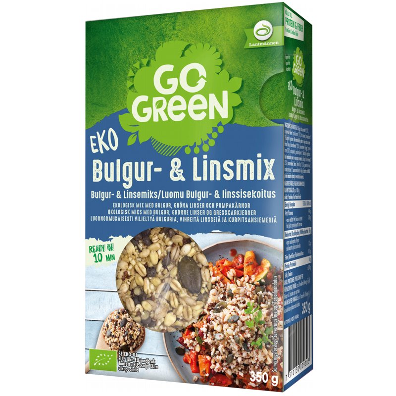 Luomu Bulgur & Linssisekoitus - 29% alennus
