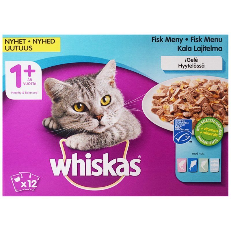 Kissanruoka Kalalajitelma Hyytelössä - 24% alennus