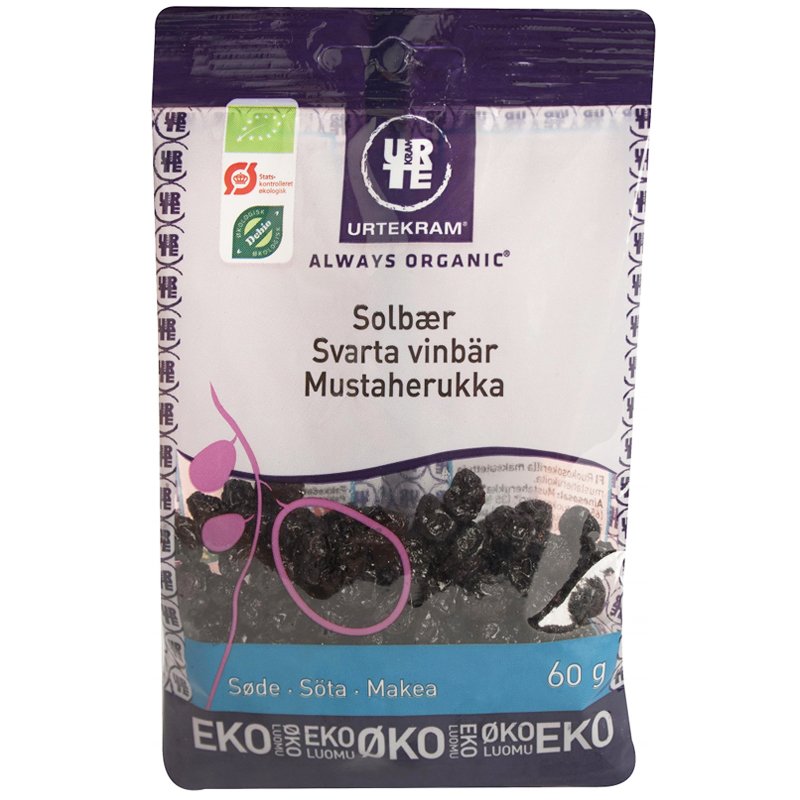 Luomu Mustaherukoita 60g - 41% alennus