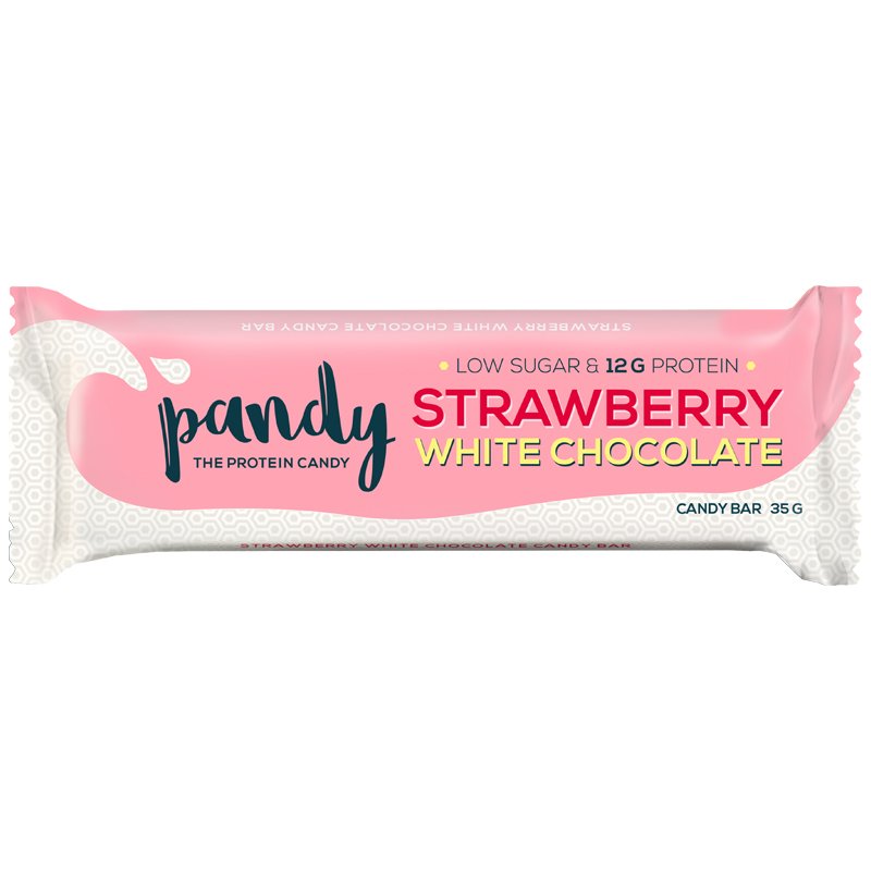 Proteiinipatukka Strawberry White Chocolate - 38% alennus