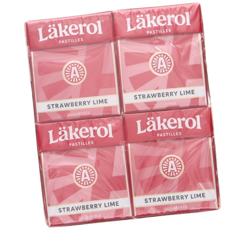 Läkerol Strawberry Lime 4kpl - 41% alennus