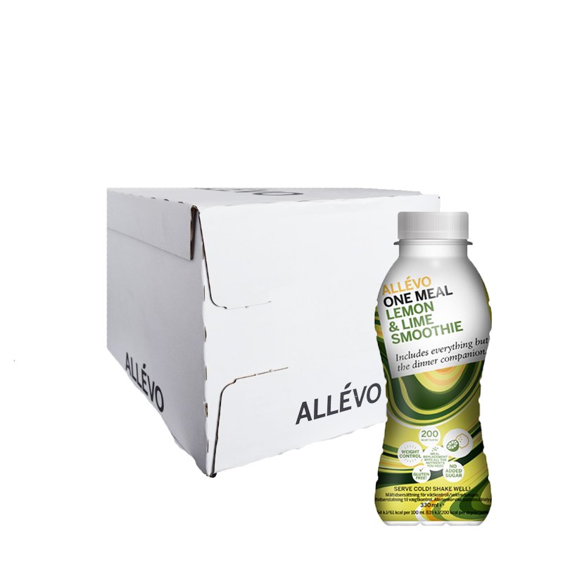 Laatikollinen Smoothieita "Lemon & Lime" 12x330ml - 58% alennus