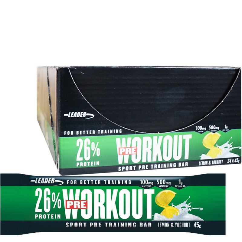 Laatikollinen "Pre workout" Patukoita 45g - 71% alennus