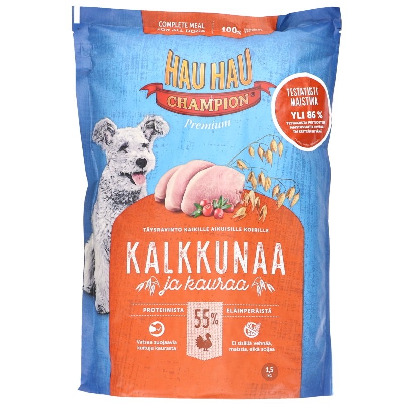 Koiranruoka Kalkkunaa & Kauraa - 55% alennus