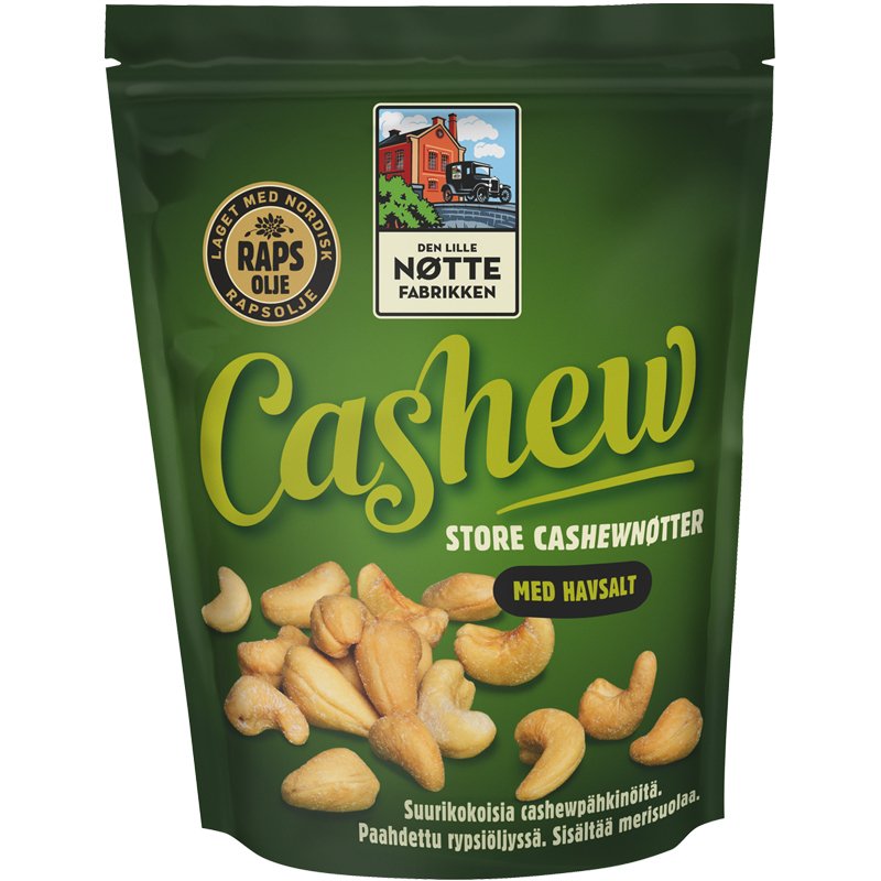 Cashewpähkinät Merisuola - 40% alennus