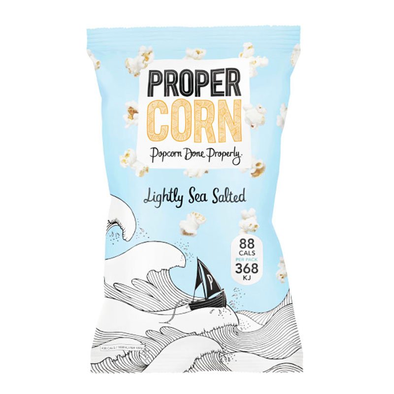 Popcorn "Lightly Sea Salted" 20 g - 81% alennus