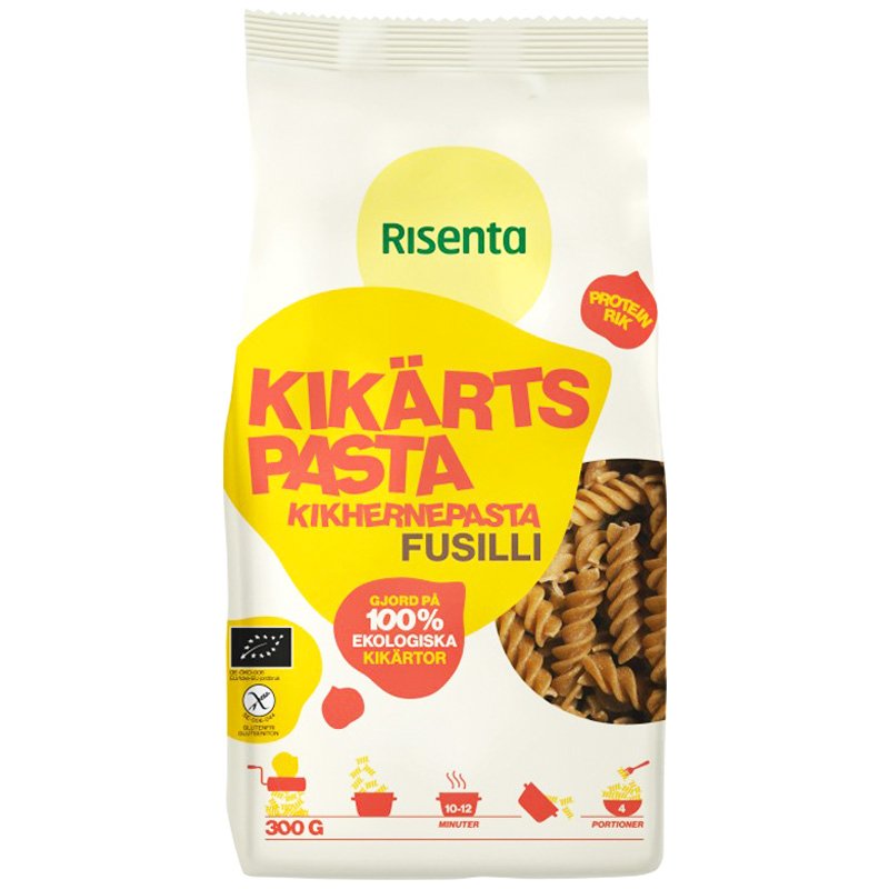 Kikhernepasta "Fusilli" gluteeniton 300 g - 57% alennus