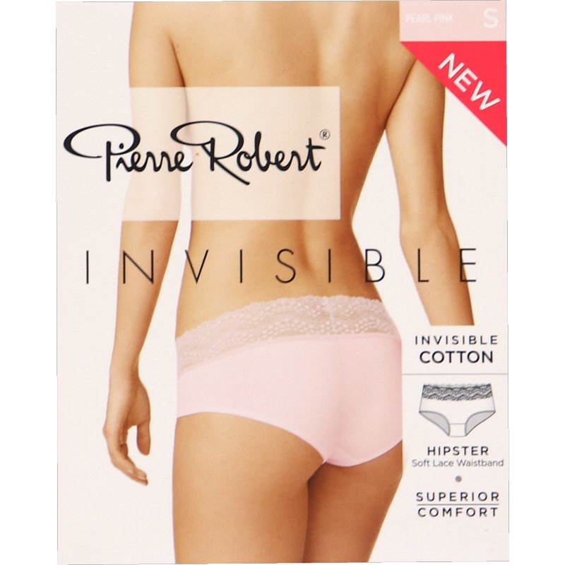 Invisible Hipster Lace Alushousut Vaaleanpunainen Koko S - 77% alennus