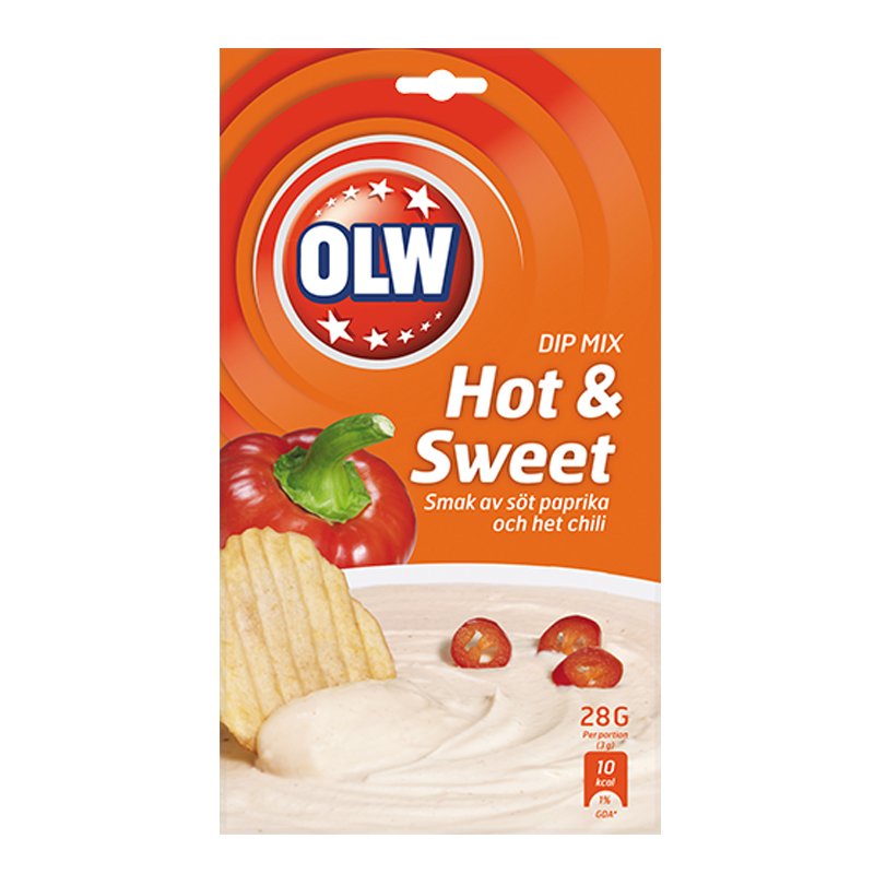 Dippiainekset "Hot & Sweet" 24 g - 51% alennus