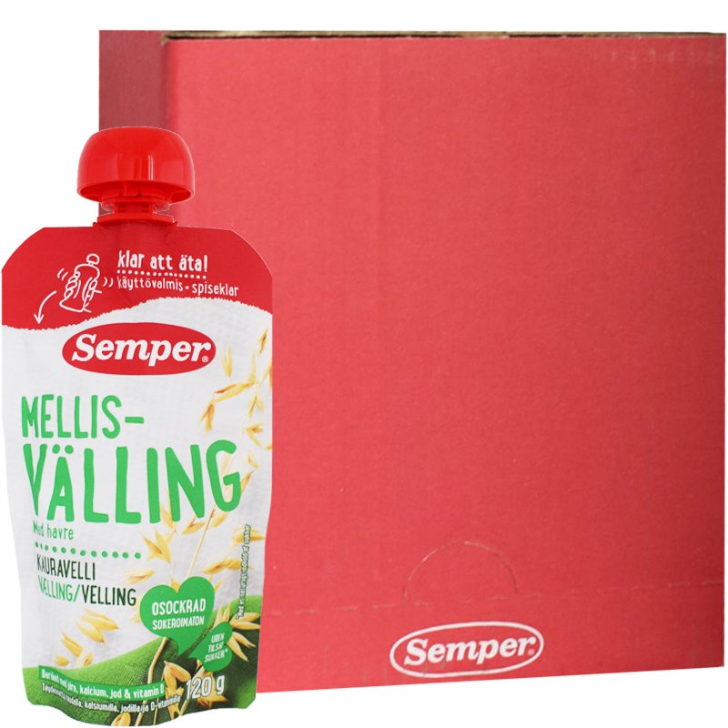 Laatikollinen Kauravelliä 12 x 120g - 33% alennus