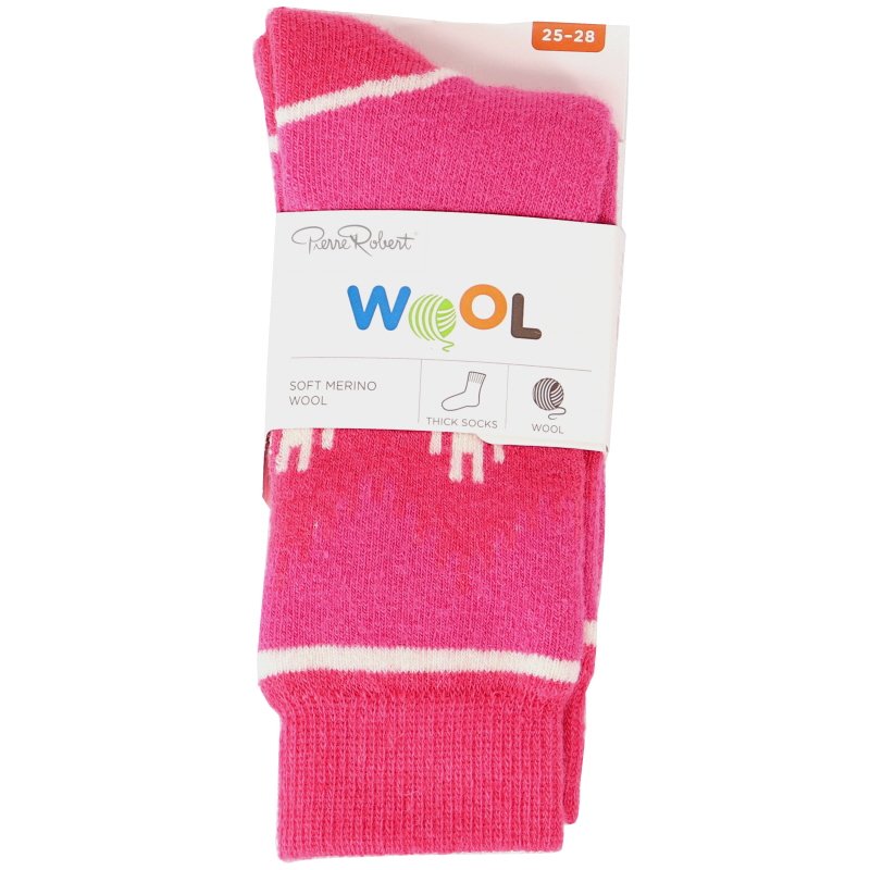 Lasten Villasukat Pink, Koko 25-28 - 81% alennus