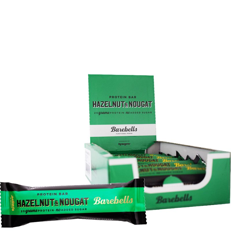 Proteiinipatukat Hazelnut & Nougat 12kpl - 38% alennus