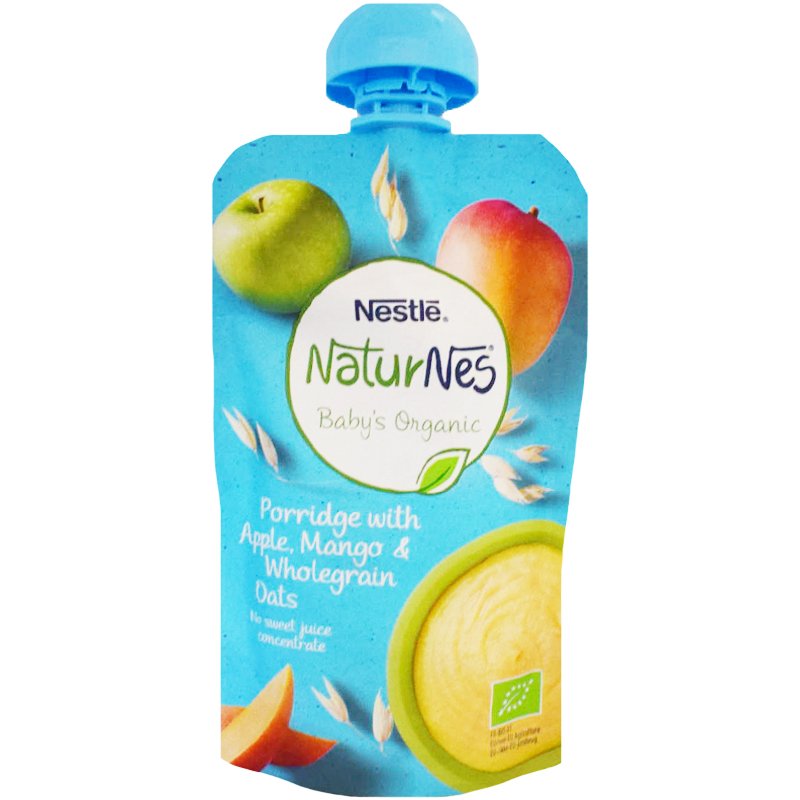 Luomu Lastenpuuro Omena, Mango & Täysjyväkaura - 14% alennus