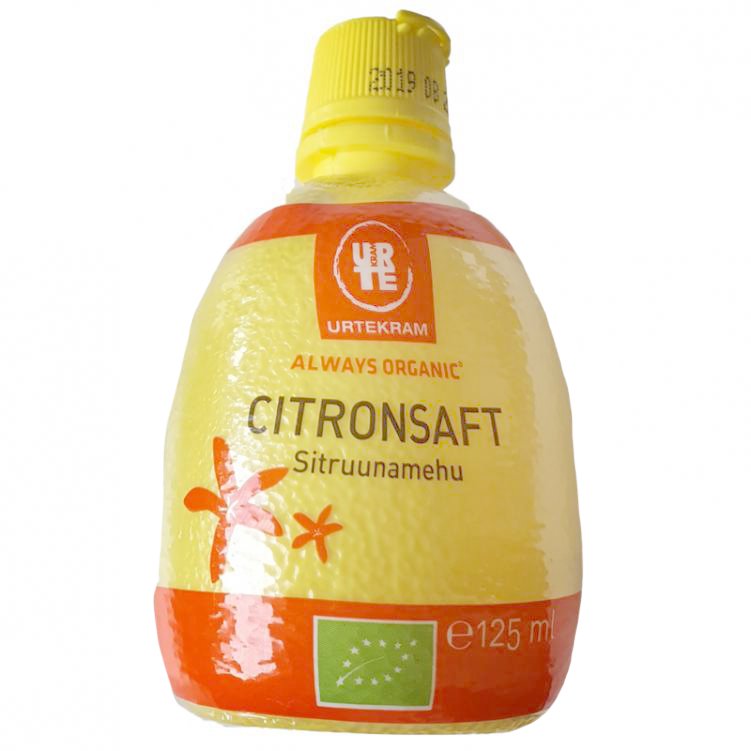 Luomu Sitruunamehu 125ml - 0% alennus