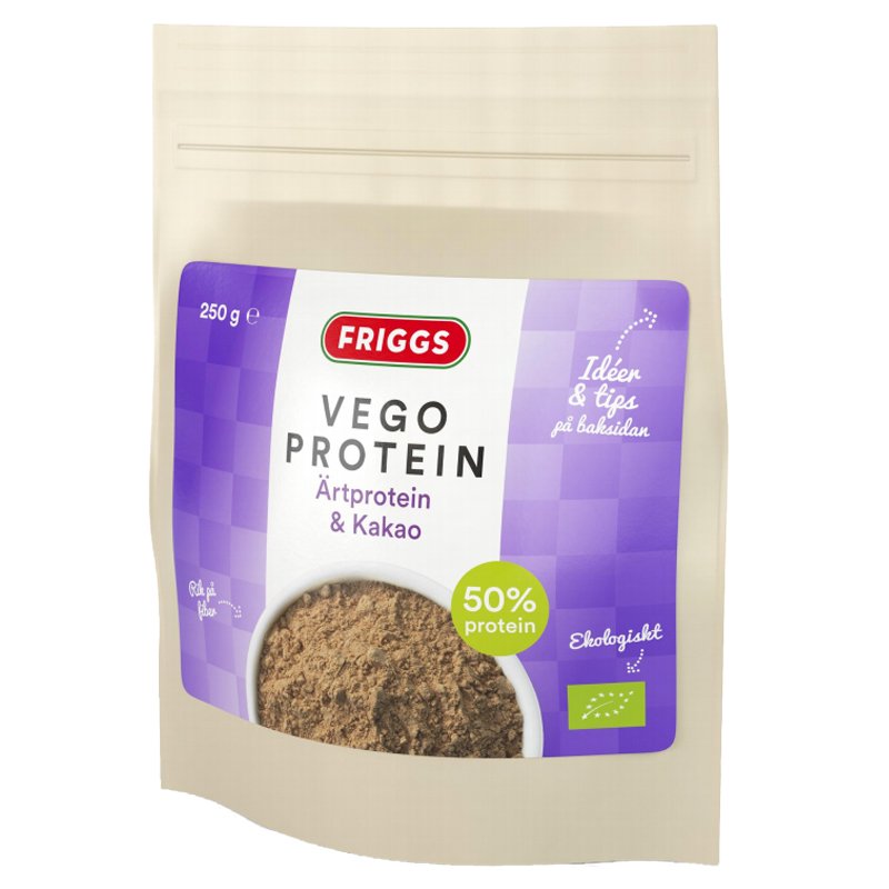Kasvisproteiinilisä Herneproteiini & Kaakao 250 g - 53% alennus