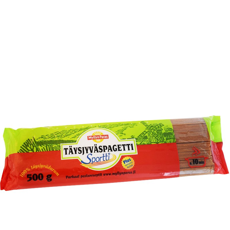Täysjyväspagetti Sportti - 25% alennus