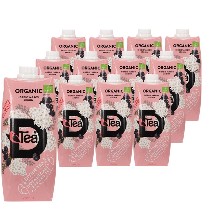 Luomu Teejuomat Yarrow & Aronia 12kpl - 78% alennus