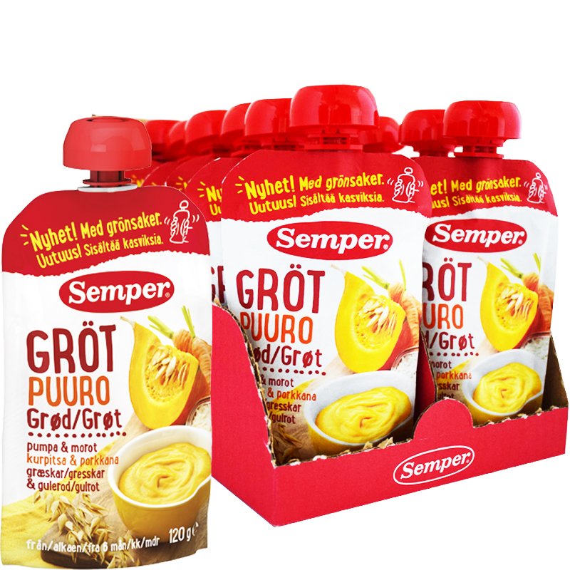 Puuro Kurpitsa & Porkkana 12kpl - 29% alennus