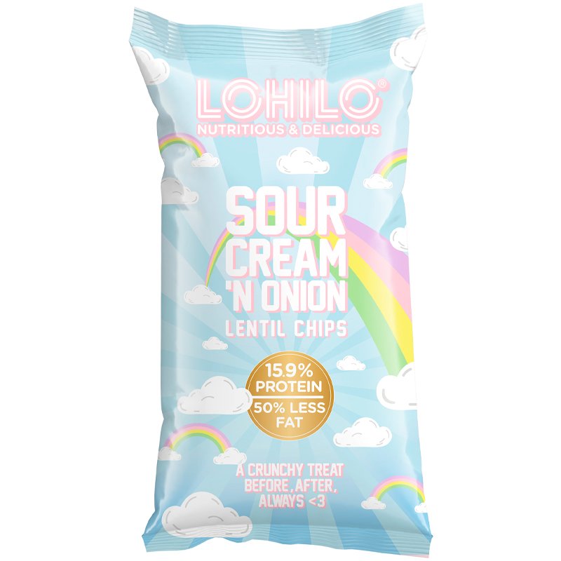 Linssisipsit Sourcream & Onion - 60% alennus