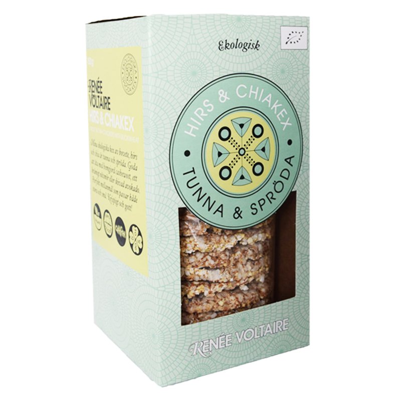 Keksi "Hirssi & Chiakeksi" 150 g - 56% alennus